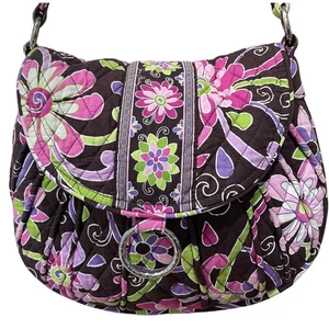 Vera Bradley Floral Hobo Crossbody Handtasche Schultertasche - Bild 1 von 12