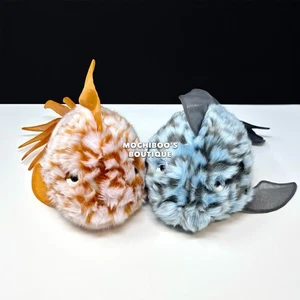 Jellycat GRUMPY FISH ORANGE & BLUE Soft Plush Toys NWT Moody Oceanic Duo LOVEY - Picture 1 of 4