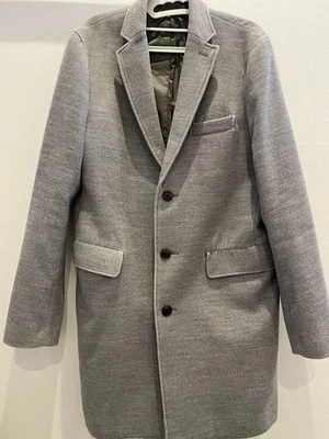 Casaco BEAMS cinza Chester L poliéster rayon terileno usado - Imagem 1 de 4