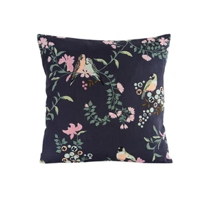 Handgefertigter Kissenbezug in Cath Kidston Marine Nachtschatten Papier Vögel 16 Zoll - Bild 1 von 2