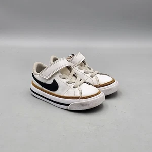 Nike Toddlers Size 7 C US Court Legacy White Little Boys Kids Shoes DA5382-102 - Picture 1 of 8