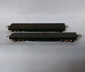 Mantua HO (2) Flat Cars All Metal - Picture 1 of 7