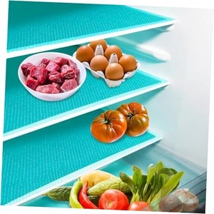 20Pcs Refrigerator Liners, Washable Fridge Liner Shelf Mats 20pcs Blue - Picture 1 of 7