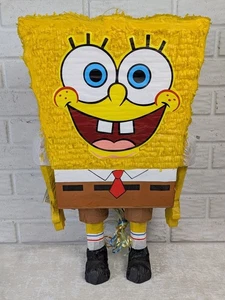 2001 SpongeBob SquarePants Piñata Unique Industries Nickelodeon 23" VTG New Tag - Picture 1 of 7