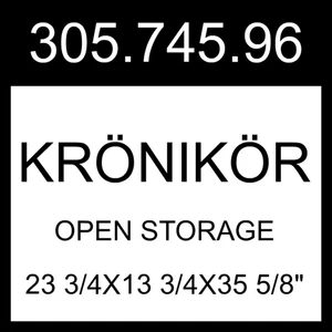 IKEA KRONIKOR KRÖNIKÖR Portaoggetti aperto Rosso 23 3/4x13 3/4x35 5/8" 305.745.96 - Foto 1 di 1