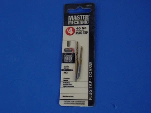 4 - 40 NC MASTER MECHANIC TITANIUM TAP  WITH PROPER SIZE #43 TITANIUM DRILL BIT - Picture 1 of 1