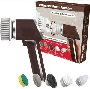 Horsepower As Seen on TV Handheld Cordless Rechargeable Spinning Power Scrubber - Bild 1 von 9