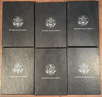 6 cajas de dólar de plata Morgan GSA CC (SIN MONEDA) - solo cajas muy bonitas Foto 1 de 4