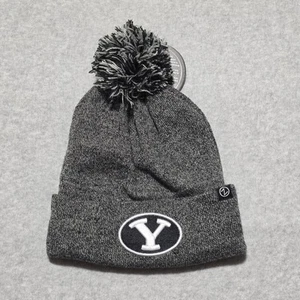 BYU Cougars Beanie Hat OS Blue Grey College Cuffed NEW NCAA Zephyr - Picture 1 of 8