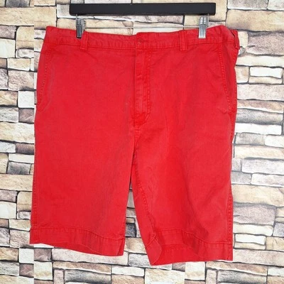 Pantalones Cortos Cremiex Para Hombre Talla 36 Rojo Chino Algodón Foto 1 de 4
