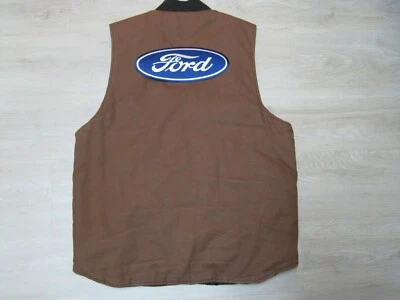 PARCHE DE TELA GRANDE FORD TALLA TRASERA AZUL PLANCHAR / COSER EN HOT ROD CARRERAS! F150 F250 Foto 1 de 4