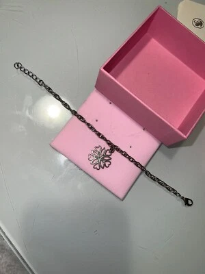 bracciale con fiore pandora - Immagine 1 di 2