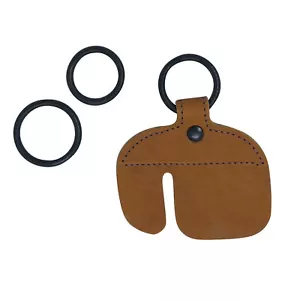 Serious Archery große amerikanische Bison geteilte Finger O-Ring Tab rechtshändig - Bild 1 von 2
