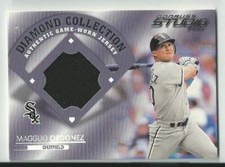 2001 Donruss Studio Magglio Ordonez Diamond Collection GU Jersey #DC-41