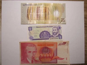 Lote de 3 monedas diferentes de diferentes países - Imagen 1 de 2