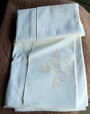 Bucilla Tablecloth Cross Stitch Ribbons & Bows - Image 1 of 4