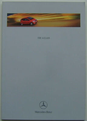 Mercedes Benz A-Class 140 160 1998 Original UK Brochure - Image 1 of 2