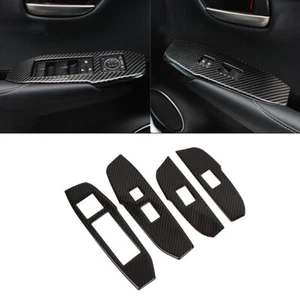 For Lexus NX200t 300h 2015-2021 Carbon Fiber Window Lock Lift Panel Frame Trim - Bild 1 von 8