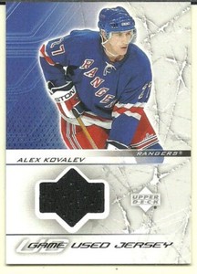 2003-04 Upper Deck Jerseys #GJAK Alex Kovalev Ser. 1