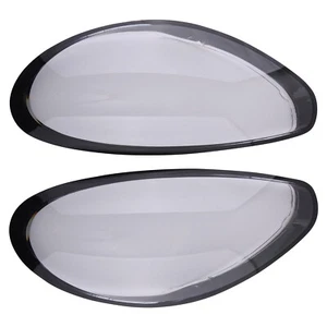 Headlight Lens Replacement for Porsche 981 Boxster Cayman 2014-2016 Clear Front - Picture 1 of 12