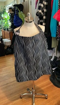 Чехлы на вымя для кормящих матерей черные со струнами белых кругов - Изображение 1 из 4