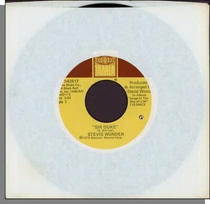 Stevie Wonder - Sir Duke - He's Misstra Know It All - 1976 7" 45 RPM Single! - Imagen 1 de 3