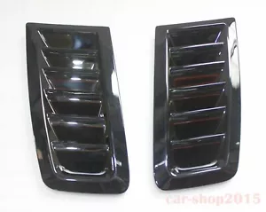 Bonnet Vent Hood Vent FOCUS RS MK2 Style Plastic ABS Universal Ford Glossy Black - Picture 1 of 6