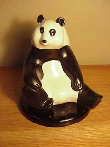 ADORABLE VINTAGE 1984 ARTIST SIGNED ARABIA FINLAND PORCELAIN PANDA BEAR FIGURINE - Picture 1 of 9