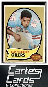 Elvin Bethea 1970 Topps #43 Houston Oilers Salón de la Fama Novato RC - Imagen 1 de 2