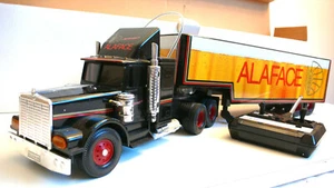 MB RADIO CONTROLED TRUCK CAMION SEMI-REMORQUE RADIO GUIDÉ Lg 93cm NON TESTÉ - Imagen 1 de 12