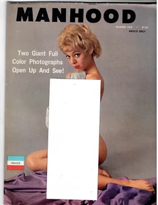 Men's Magazine MANHOOD #1 Figure Models 1962 Scarce Issue - Picture 1 of 2