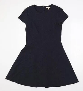 Esprit Womens Blue Polyester Blend Fit & Flare Size 10 - Picture 1 of 10