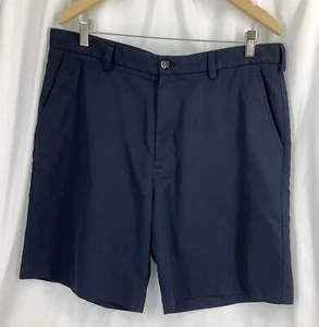Izod Shorts Mens 36 Navy Blue Flat Front PBE250116/EB2 - Picture 1 of 10