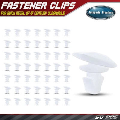 50Pcs 5mm Nylon Weatherstrip Retainer Clips for Buick Regal 97-17 Century Olds - Image 1 of 4