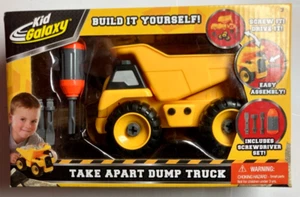 Kid Galaxy 20260 Take Apart Dump Truck 2018 Build It Yourself Boxed Set Mint New - Picture 1 of 10