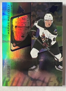 2022-23 SPx Colored HoloFoil Matias Maccelli Rookie /149 SP RC 22/23 UD #069/149