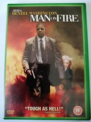 DVD Man on Fire. Movie. ~Film. Denzel Washington. Dakota Fanning. Free UK Post - Image 1 of 4