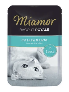 Miamor Ragout Royale Huhn Lachs Sauce 22x 100g Nassfutter Katzenfutter - Bild 1 von 1