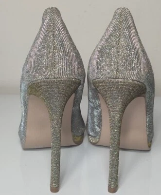 Zapatos de salón de tacón alto Shoedazzle para mujer punta de aguja zapatos de boda talla 8 EE. UU. Foto 1 de 4