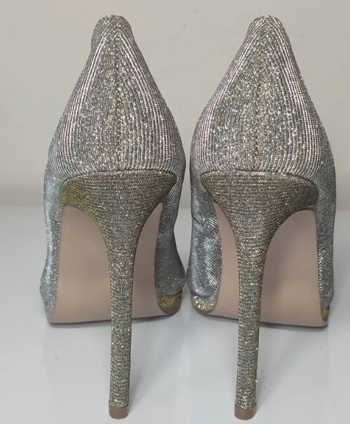 Zapatos de salón de tacón alto Shoedazzle para mujer punta de aguja zapatos de boda talla 8 EE. UU. Foto 1 de 4