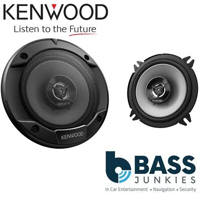 Kenwood KFC-S1366 -5.25" 13cm 520 Watts Coaxial 2 Way Door Dash Car Van Speakers - Image 1 of 4