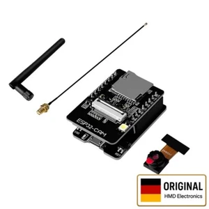 ESP32-CAM-MB WiFi Bluetooth Kamera Modul mit 4MB Flash + 2.4GHz Antenne - Bild 1 von 5