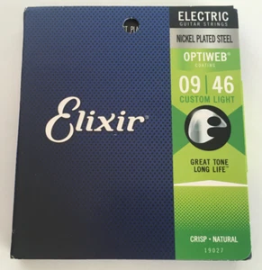 Elixir - E19027 Optiweb Electric Guitar Strings Custom Light 9-46 - Picture 1 of 3