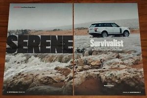 RANGE ROVER LAND ROVER MAGAZIN ARTIKEL MOTOR TREND FIRST DRIVE SURVIVALIST - Bild 1 von 3