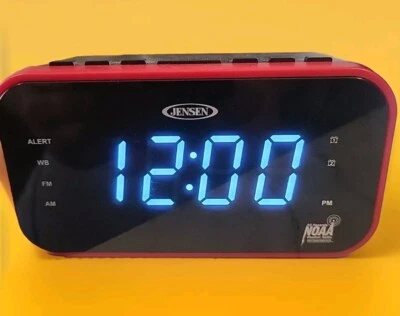 Radio reloj alerta meteorológica Jensen JEP-150 AM/FM banda NOAA F17 Foto 1 de 4