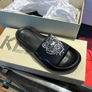 KENZO scarpa donna 36 pool sandal tiger nero pantafole - Imagen 1 de 7