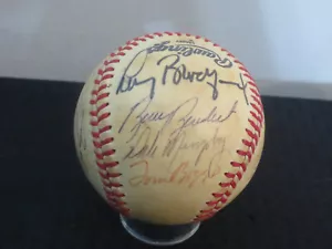 1981 Atlanta Braves Autograph Team Ball Dale Murphy, Bob Horner, Bobby Cox, - Picture 1 of 6