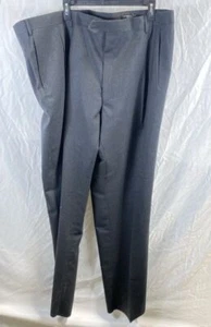 NWT Jos A. Bank Mens Charcoal Windsor Gabardine Pleated Front Dress Pants Sz 48R - Picture 1 of 7