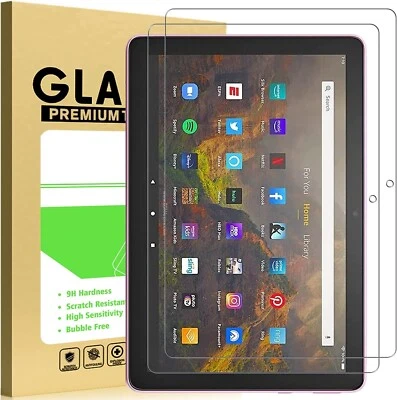 For Amazon Fire HD 10 2019 2021 Plus Screen Protector Glass 9TH/11TH GEN - Image 1 of 4