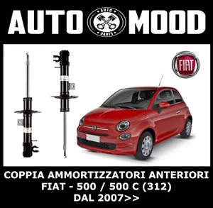 COPPIA AMMORTIZZATORI ANTERIORI PER FIAT 500/500 C 0.9 1.2 1.3 1.4 DAL 2007>> - Imagen 1 de 2